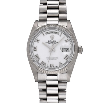 ロレックス デイデイト 18039 ホワイト メンズ 時計 【中古】【wristwatch】