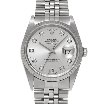 ロレックス デイトジャスト 16234 シルバー メンズ 時計 【中古】【wristwatch】