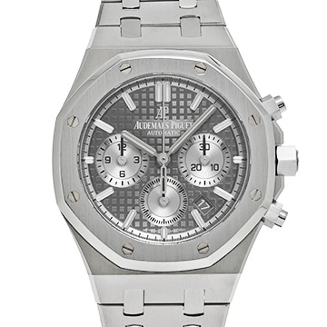 オーデマ ピゲ ロイヤルオーク クロノグラフ 26315ST.OO.1256ST.02 グレー メンズ 時計 【中古】【wristwatch】