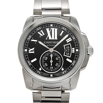 カルティエ カリブル ドゥ カルティエ W7100016 ブラック メンズ 時計 【中古】【wristwatch】