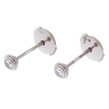 カルティエ ダムール ピアス XS シルバー CRB8301213 K18ホワイトゴールド WG レディース ジュエリー 【中古】【jewelry】