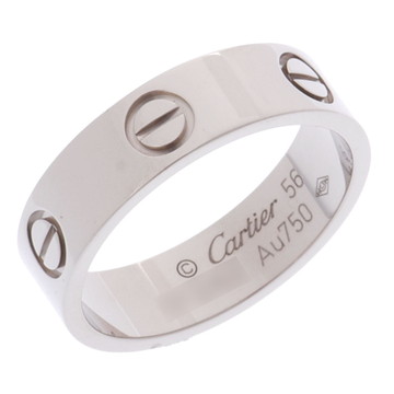 カルティエ ラブリング #56 シルバー K18ホワイトゴールド WG レディース ジュエリー 【中古】【jewelry】
