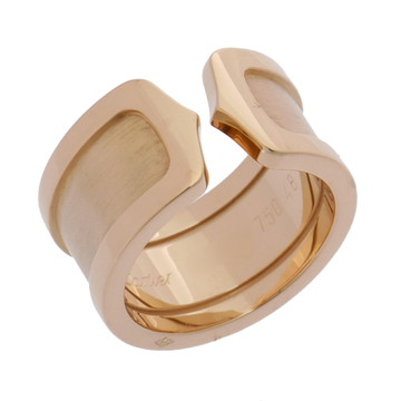 カルティエ C2リング ワイド #48 ゴールド B4040948 K18イエローゴールド YG レディース ジュエリー 【中古】【jewelry】