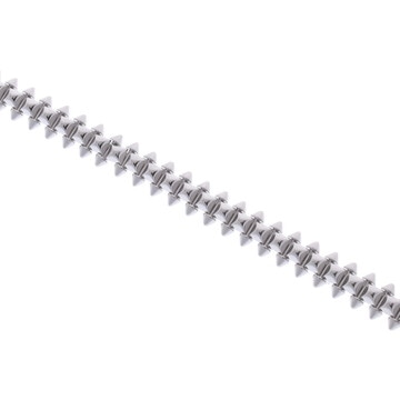 カルティエ クラッシュドゥ ブレスレット ミディアム #18 シルバー B6065717 K18ホワイトゴールド WG レディース ジュエリー 【中古】【jewelry】