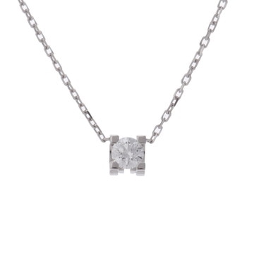 カルティエ Cドゥ ネックレス シルバー CRN7424280 K18ホワイトゴールド WG レディース ジュエリー 【中古】【jewelry】