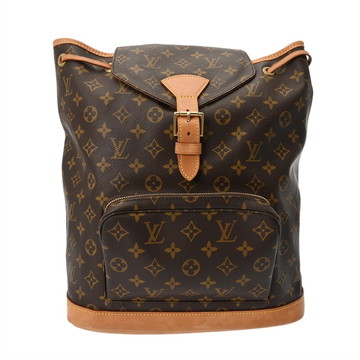 ルイ ヴィトン モノグラム モンスリ GM ブラウン M51135 モノグラムキャンバス レディース バッグ 【中古】【bag】