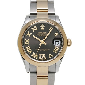 ロレックス デイトジャスト 31 278243 ダークグレー/ダイヤモンド ユニセックス 時計 【中古】【wristwatch】