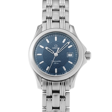 オメガ シーマスター 120 クォーツ 2571.81 ブルー レディース 時計 【中古】【wristwatch】