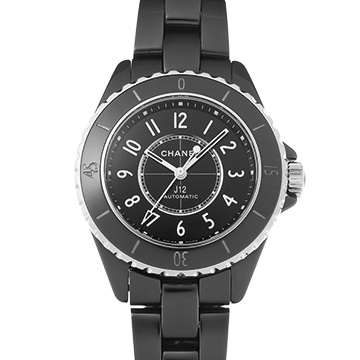 シャネル J12 33MM H5695 ブラックラッカー レディース 時計 【中古】【wristwatch】
