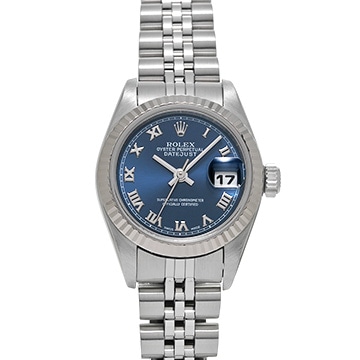 ロレックス デイトジャスト 79174G ブルー レディース 時計 【中古】【wristwatch】