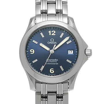 オメガ シーマスター 120 2501.83 ブルー メンズ 時計 【中古】【wristwatch】