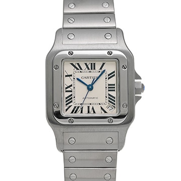 カルティエ サントス ガルベ XL W20098D6 シルバー メンズ 時計 【中古】【wristwatch】