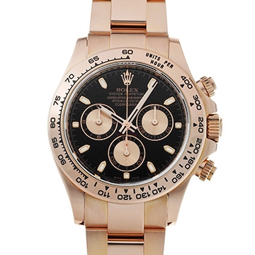 ロレックス コスモグラフ デイトナ 116505 ブラック/ピンク メンズ 時計 【中古】【wristwatch】