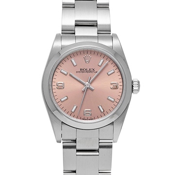 ロレックス オイスターパーペチュアル 77080 ピンク ユニセックス 時計 【中古】【wristwatch】