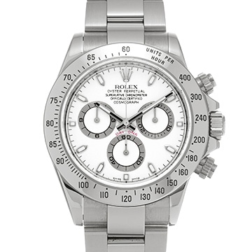 ロレックス コスモグラフ デイトナ 116520 ホワイト メンズ 時計 【中古】【wristwatch】