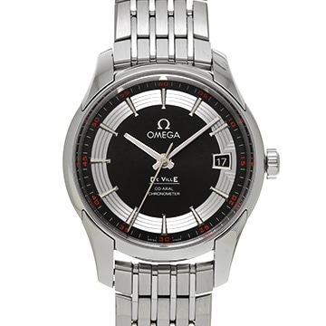 オメガ デ・ヴィル アワービジョン コーアクシャル 431.30.41.21.01.001 ブラック メンズ 時計 【中古】【wristwatch】