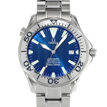 オメガ シーマスター プロフェッショナル 300 2255.80 ブルー メンズ 時計 【中古】【wristwatch】