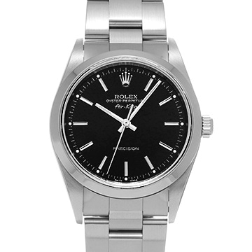 ロレックス エアキング 14000M ブラック メンズ 時計 【中古】【wristwatch】