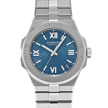 ショパール アルパイン イーグル ラージ 298600-3001 ブルー メンズ 時計 【中古】【wristwatch】