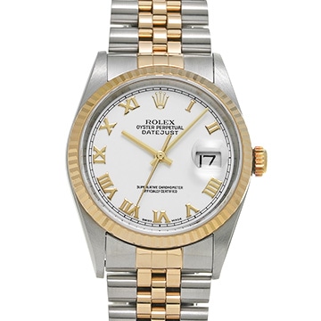 ロレックス デイトジャスト 16233 ホワイト メンズ 時計 【中古】【wristwatch】