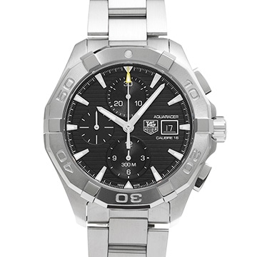 タグ ホイヤー アクアレーサー クロノグラフ CAY2110.BA0927 ブラック メンズ 時計 【中古】【wristwatch】