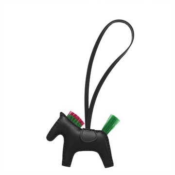 エルメス ロデオ PM クランパンク ブラック/ミント/マグノリア アニョーミロ/ホースヘア ユニセックス 【未使用】【other】