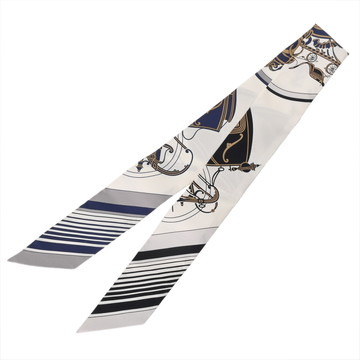 エルメス ツイリー EX-LIBRIS マルチカラー 063791S シルク100% レディース 【新品】【other】