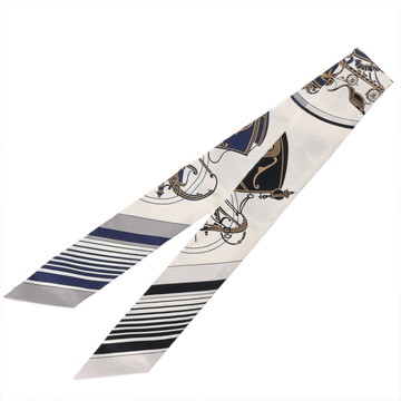 エルメス ツイリー EX-LIBRIS マルチカラー 063791S シルク100% レディース 【新品】【other】