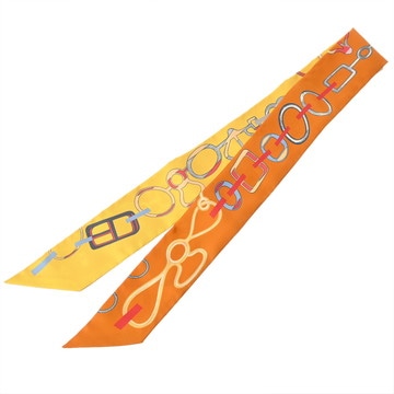 エルメス ツイリー DO RE BOUCLES マルチカラー 063951S シルク100％ レディース 【新品】【other】