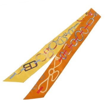 エルメス ツイリー DO RE BOUCLES BRODEIE ANGALAISE JOUR マルチカラー 853951S シルク100% レディース 【新品】【other】