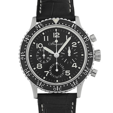 ブレゲ アエロナバル タイプXX 3803ST/92/3W6 ブラック メンズ 時計 【中古】【wristwatch】