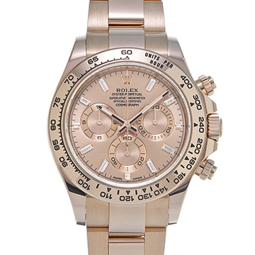 ロレックス コスモグラフ デイトナ 116505A ピンク/ダイヤモンド メンズ 時計 【中古】【wristwatch】