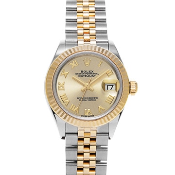 ロレックス レディ デイトジャスト 28 279173 シャンパン レディース 時計 【中古】【wristwatch】