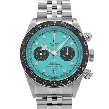 チューダー / チュードル ブラックベイ クロノ 79360N ターコイズ/ブラック メンズ 時計 【中古】【wristwatch】