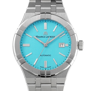 モーリス ラクロア アイコン オートマチック リミテッドサマーエディション 42MM 888本限定 AI6008-SS00F-431-C ターコイズブルー メンズ 時計 【中古】【wristwatch】