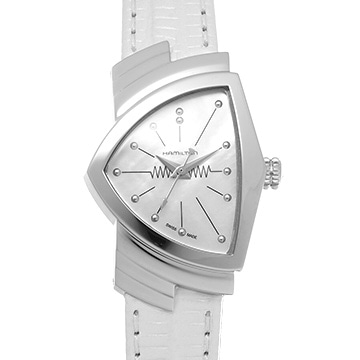 ハミルトン ベンチュラ レディ H24211852 ホワイトシェル レディース 時計 【中古】【wristwatch】