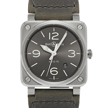 ベル＆ロス BR 03-92 ブラック スチール BR03-92-S ブラック メンズ 時計 【中古】【wristwatch】