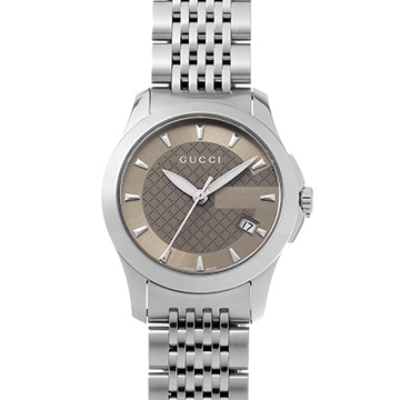 グッチ Gタイムレス 126.5 ベージュ レディース 時計 【中古】【wristwatch】