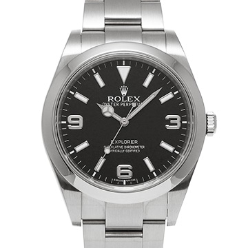ロレックス エクスプローラー 214270 ブラック メンズ 時計 【中古】【wristwatch】