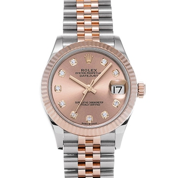 ロレックス デイトジャスト 31 278271G ロゼカラー/ダイヤモンド レディース 時計 【中古】【wristwatch】