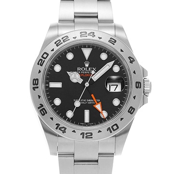 ロレックス エクスプローラーII 216570 ブラック メンズ 時計 【中古】【wristwatch】
