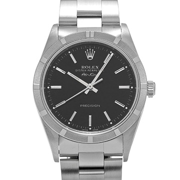 ロレックス エアキング 14010 ブラック メンズ 時計 【中古】【wristwatch】