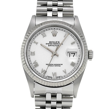 ロレックス デイトジャスト 16234 ホワイト メンズ 時計 【中古】【wristwatch】