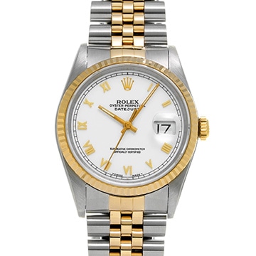 ロレックス デイトジャスト 16233 ホワイト メンズ 時計 【中古】【wristwatch】