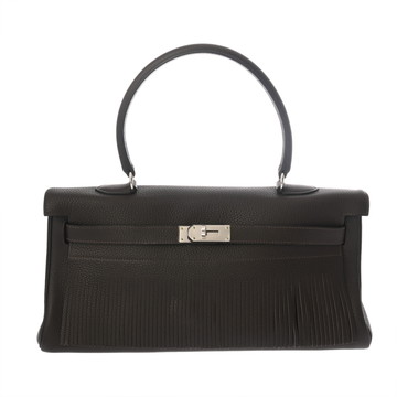 エルメス ショルダー ケリー フリンジ エベヌ トゴ ユニセックス バッグ 【中古】【bag】