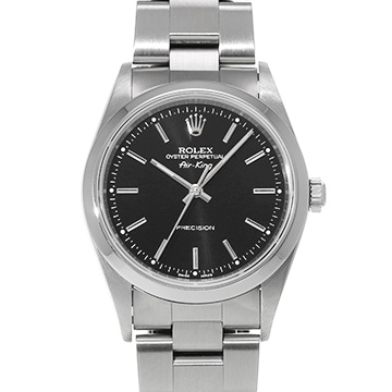 ロレックス エアキング 14000 ブラック メンズ 時計 【中古】【wristwatch】