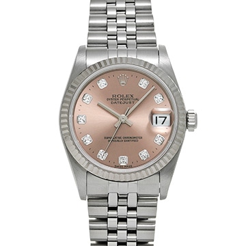 ロレックス デイトジャスト 78274G ピンク/ダイヤモンド ユニセックス 時計 【中古】【wristwatch】