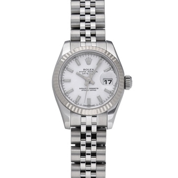ロレックス デイトジャスト 179174 ホワイト レディース 時計 【中古】【wristwatch】
