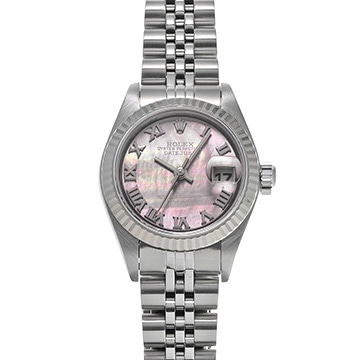 ロレックス デイトジャスト 179174NR ブラックシェル レディース 時計 【中古】【wristwatch】