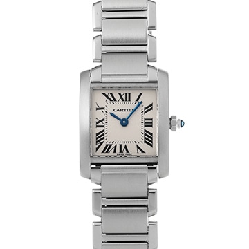 カルティエ タンクフランセーズ SM　 W51008Q3 シルバー レディース 時計 【中古】【wristwatch】